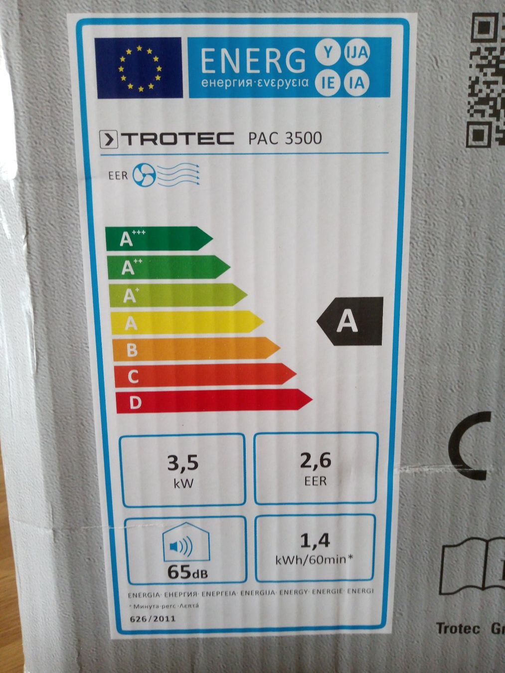 Trotec Klimageräte: Klimagerät Trotec PAC 3500 – Gebraucht aus Emmen von froboe 7