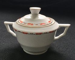 Dose Deckeldose Zuckerdose Porzellan Langenthal 1939 Dekor