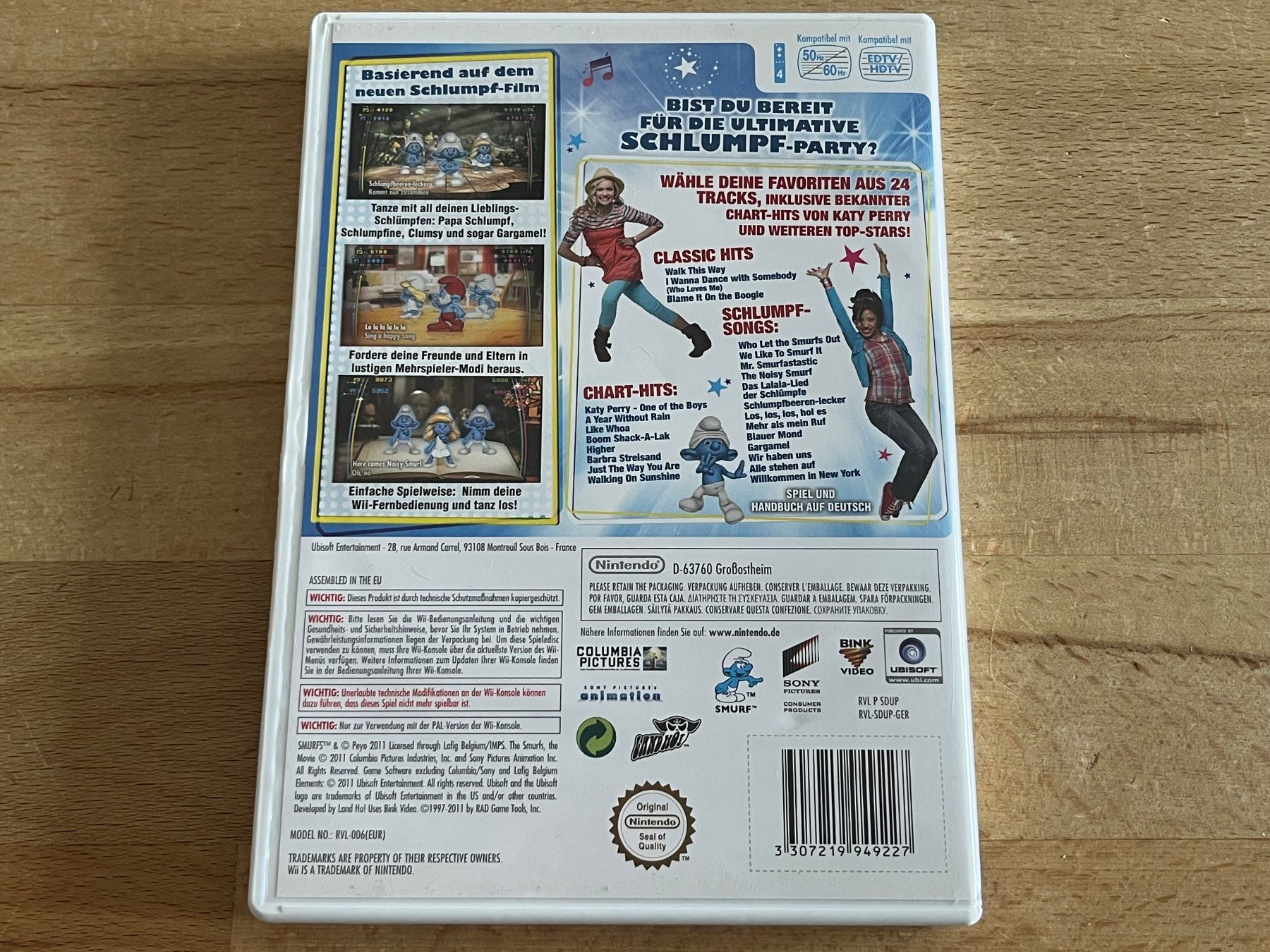 Nintendo Giochi: Die Schlumpfe Dance Party, Nintendo Wii – Usato da Thalwil venduto da ranx 2