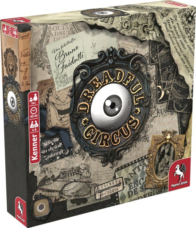 Pegasus Spiele Giochi: Spiel Dreadful Circus – Nuovo e nell'imballaggio originale da Uster venduto da Ludit