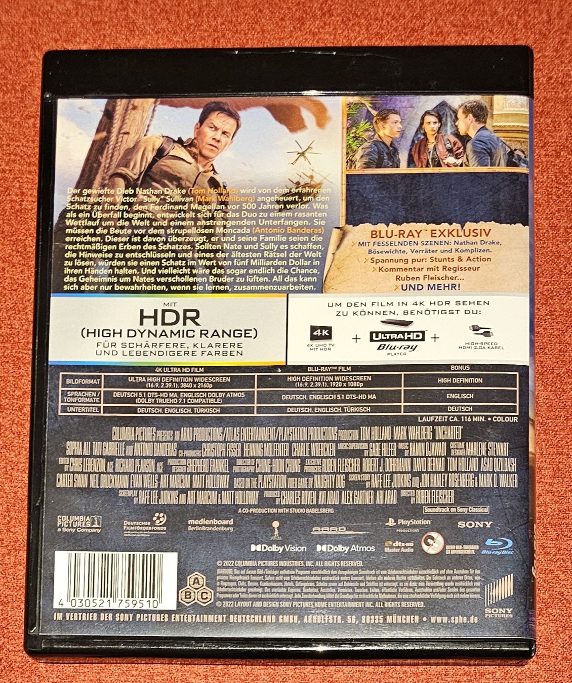 Tutti i DVDs: Uncharted 4K Ultra HD + Blu-Ray – Usato da Auslikon venduto da pacomugi 1