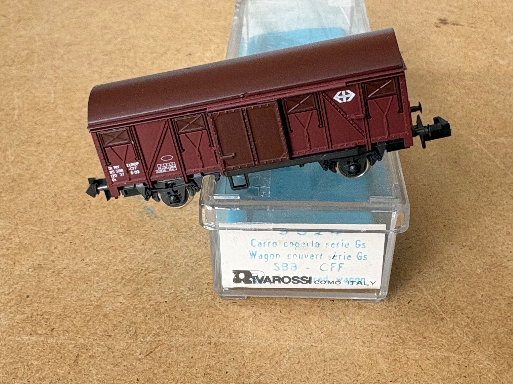 Rivarossi Modellini di ferrovie: Rivarossi 9325 Guterwagen Gs SBB – Nuovo (secondo la descrizione) da Hauterive NE venduto da eriamch