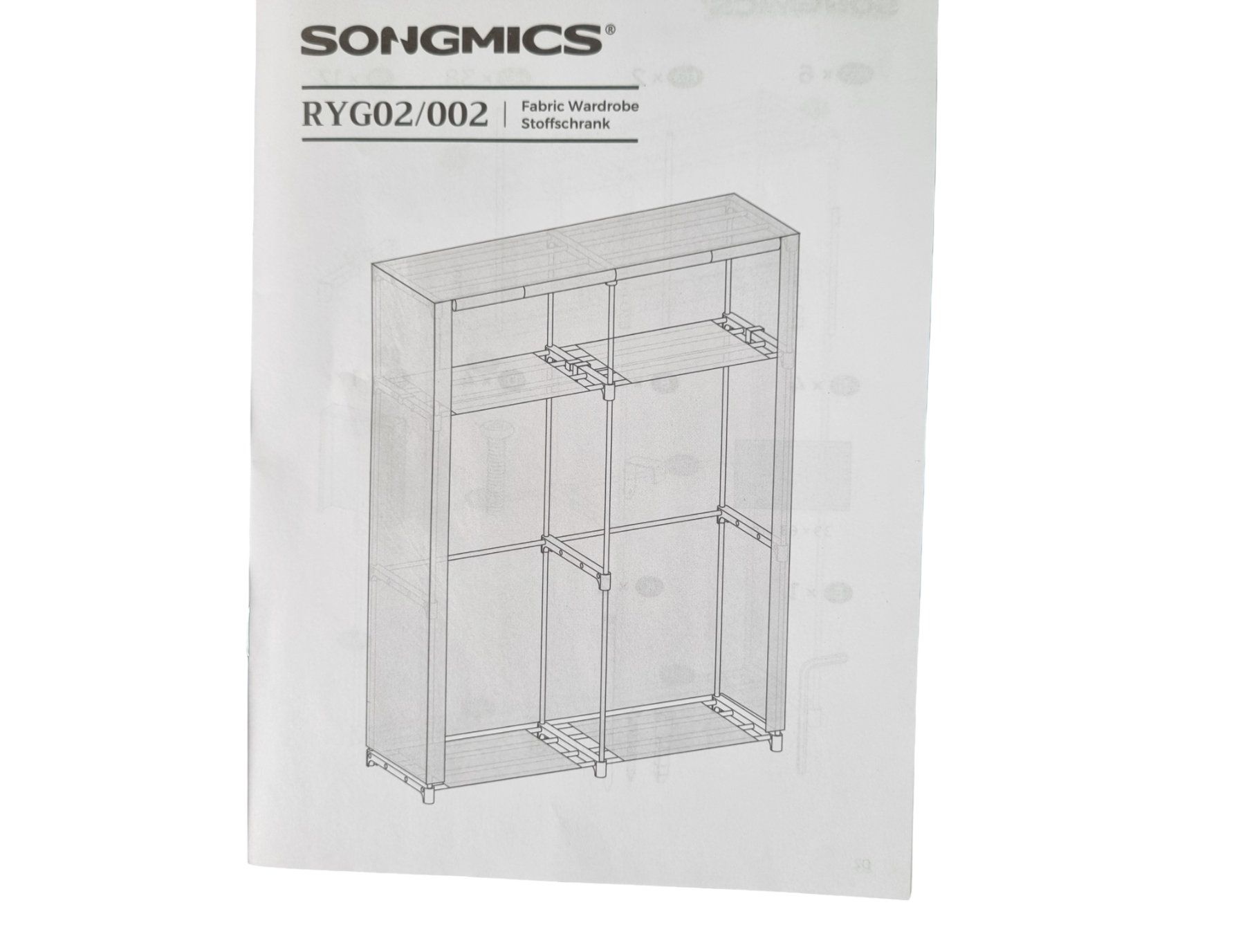 Schränke: SONGMICS Kleiderschrank, Grau – Neu (gemäss Beschreibung) aus Wangen b. Olten von Restwert_Wangen 2