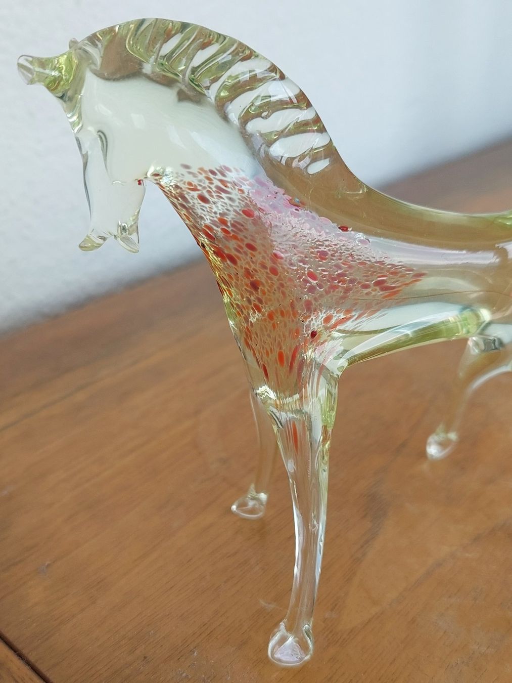 Statuette: Uranglas Pferd (Murano?) – Usato da Hergiswil NW venduto da maiette-23.N 4