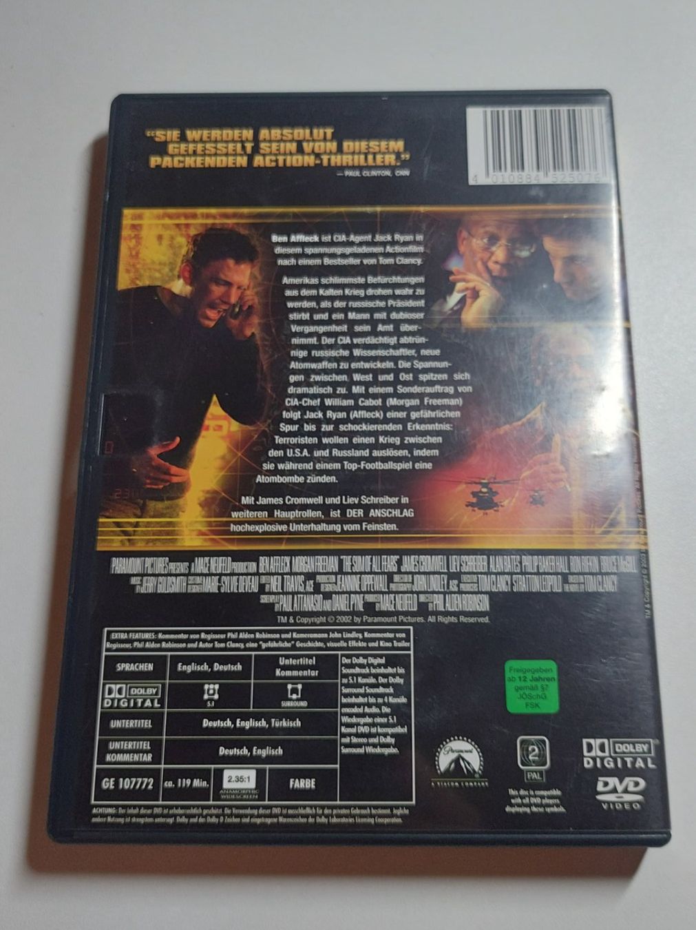 Alle DVDs: DVD Der Anschlag – Gebraucht aus Erlinsbach von pfunky 1