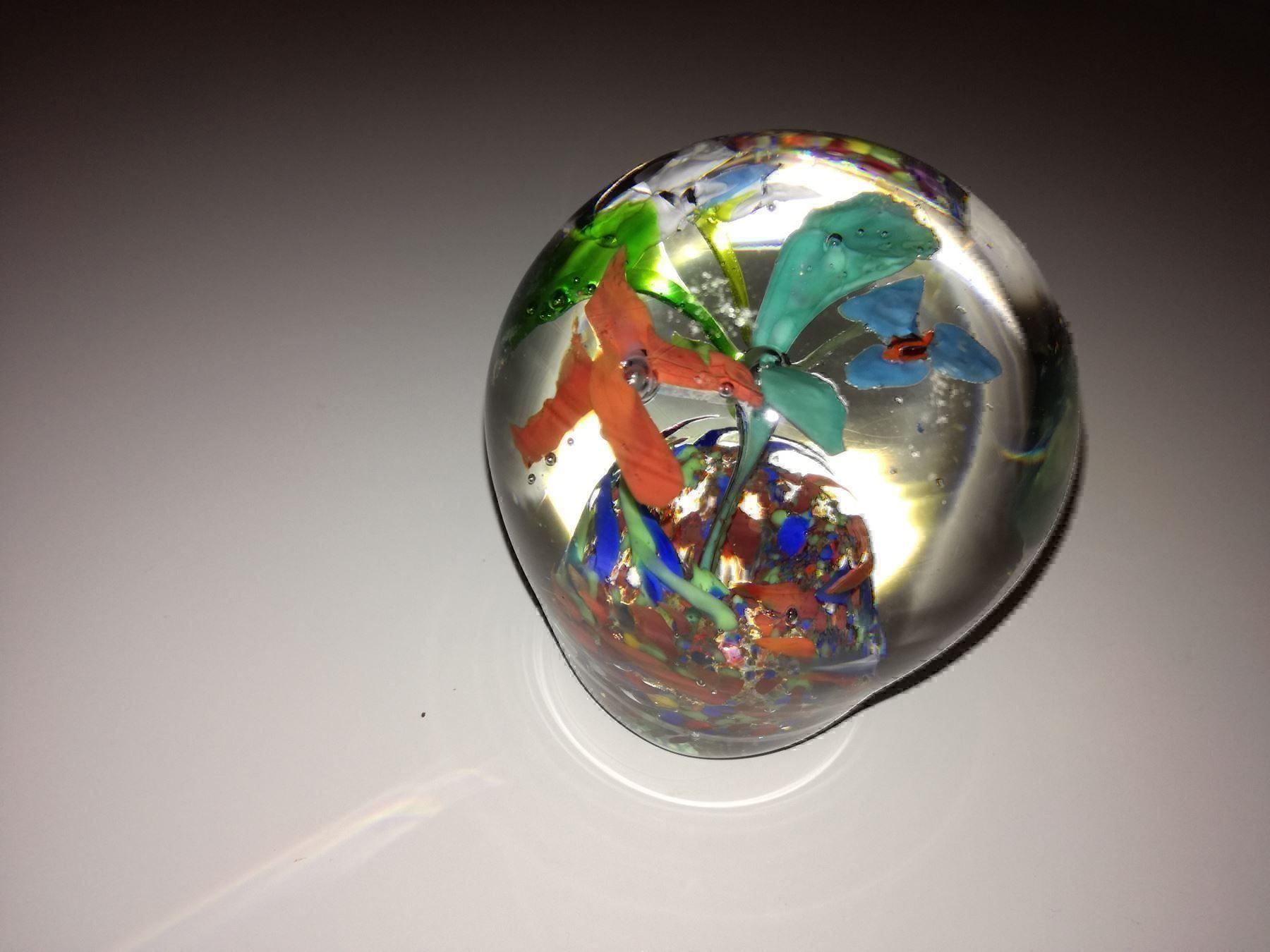 Sculture & Statue: BRIEFBESCHWERER GLAS BLUMEN MURANO – Usato da Locarno venduto da ICARO8 1