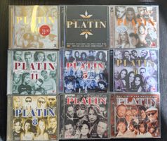 9x Musik CD's PLATIN