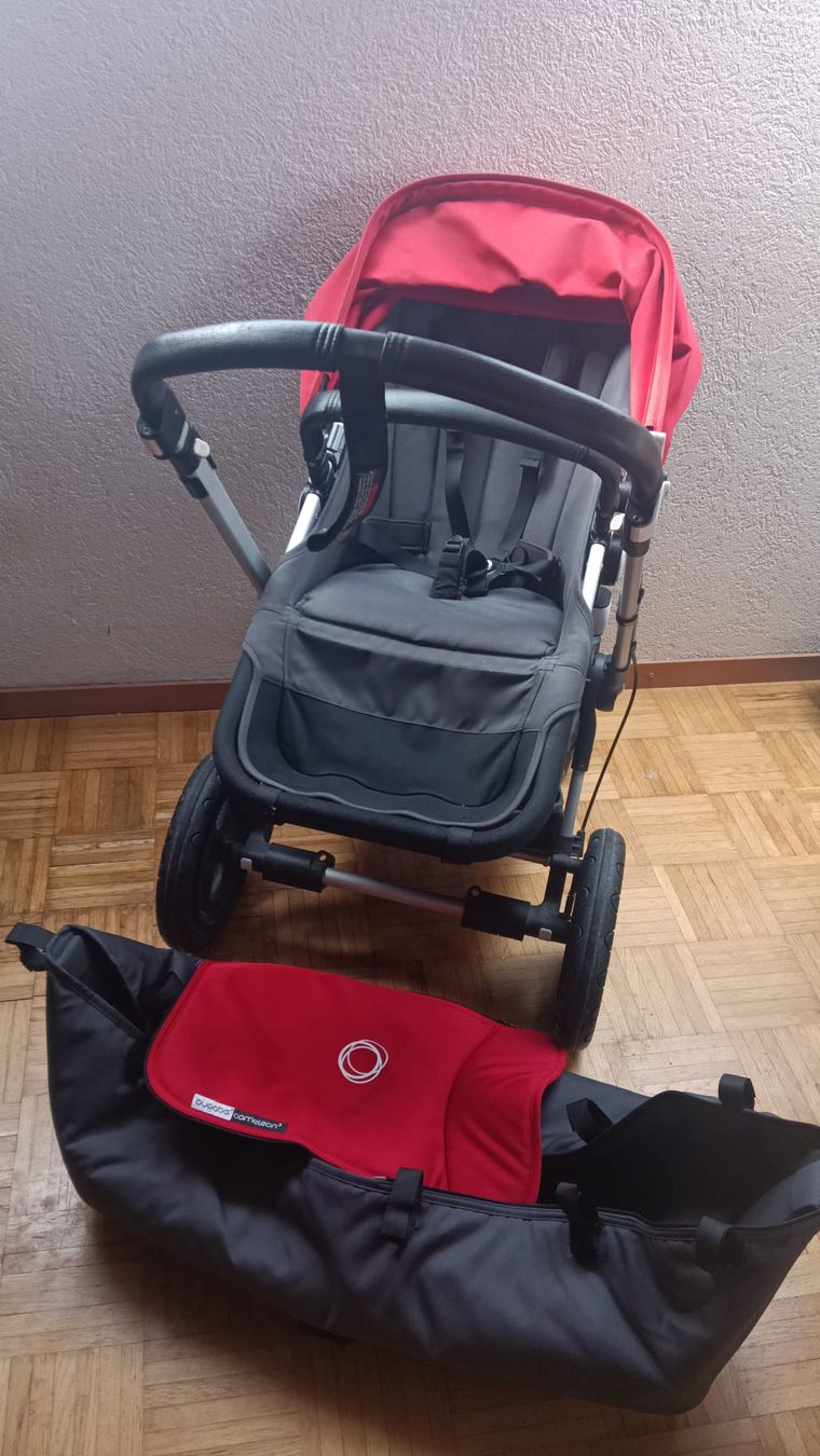 Bugaboo Kinderwagen: Bugaboo Cameleon3 Stroller Red Used – Gebraucht aus Lengnau BE von Ragaso