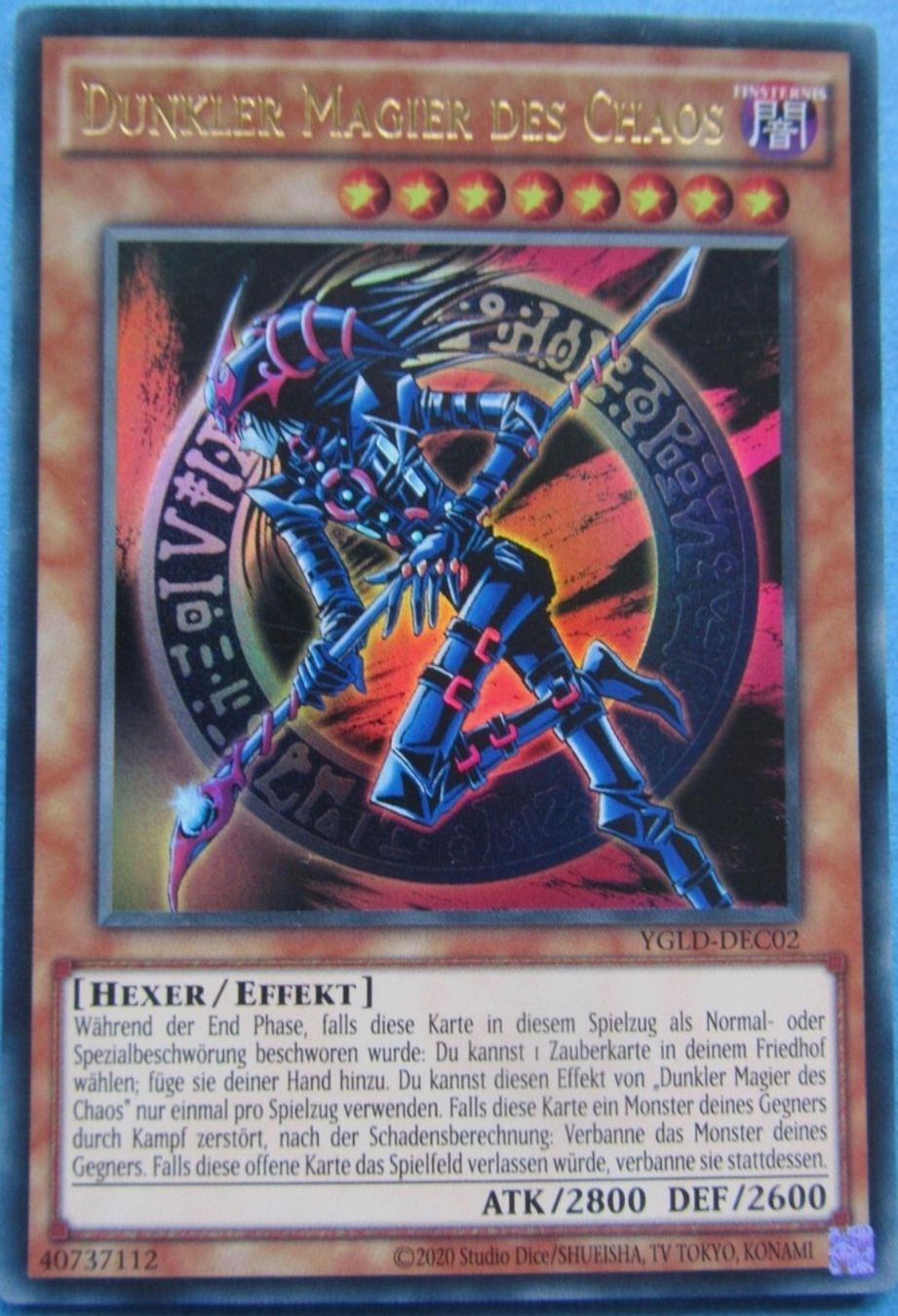 Yugioh Carte collezionabili: YuGiOh Dunkler Magier des Chaos – Usato da Altstätten SG venduto da ChangeMaker