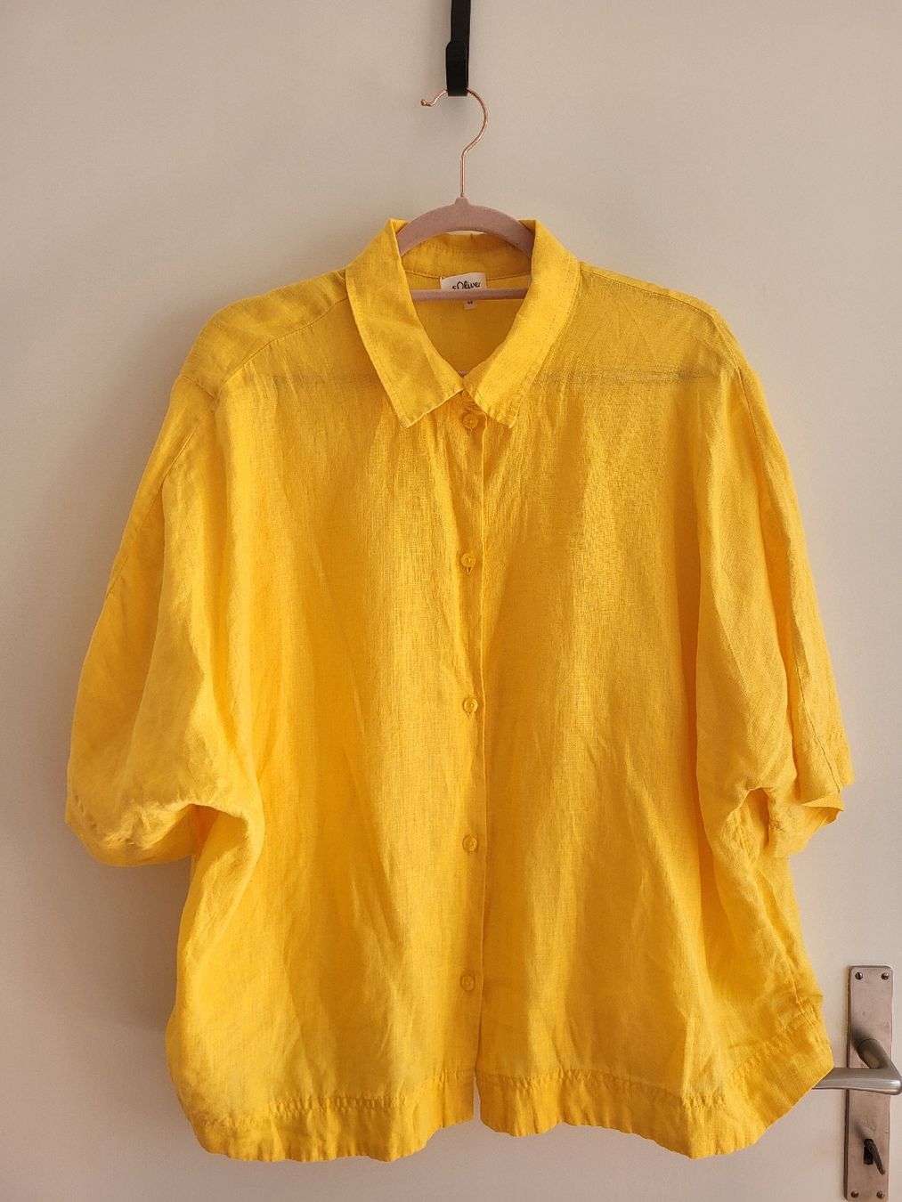 S.Oliver Chemisiers: S.Oliber Linen Bluse Gr. 44 oversized – D'occasion à Binningen par Baseldani