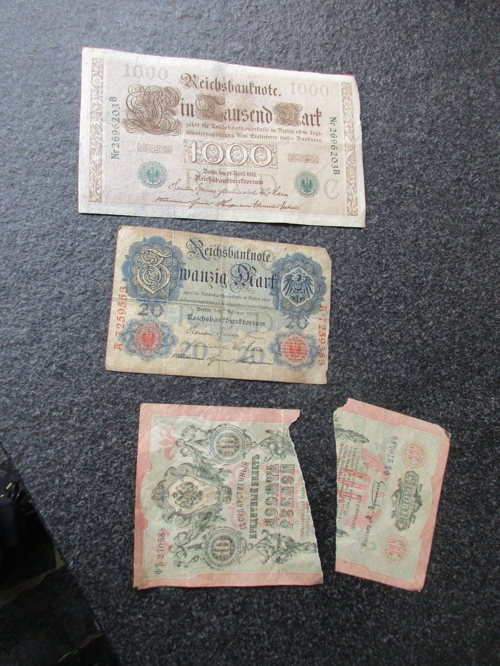Billets de banque: Bank Noten – D'occasion à Frick par Schweinchen1965