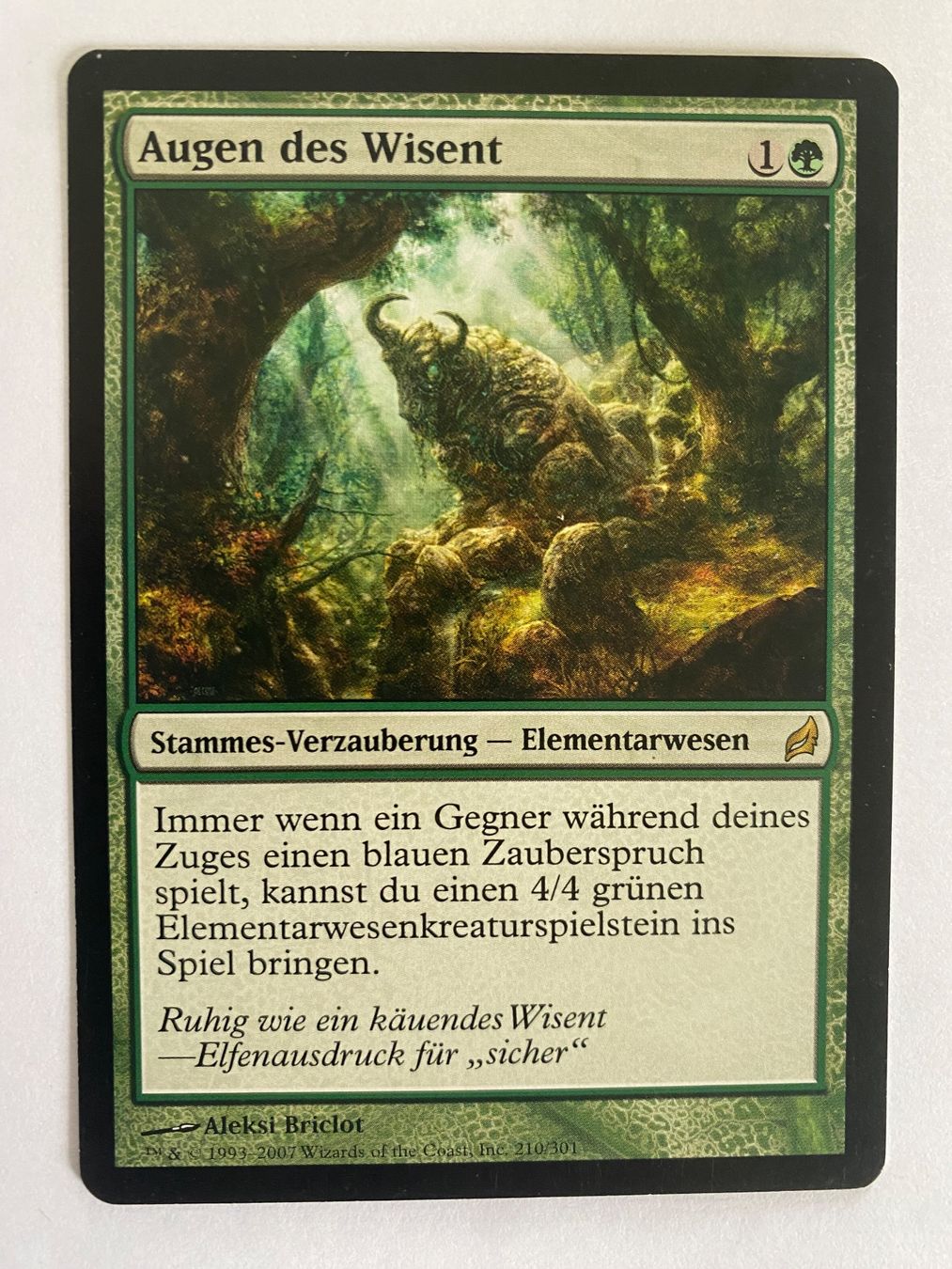 Magic The Gathering Carte collezionabili: Auge des Wisent -  Lorwyn – Usato da Bonstetten venduto da ddiederichs