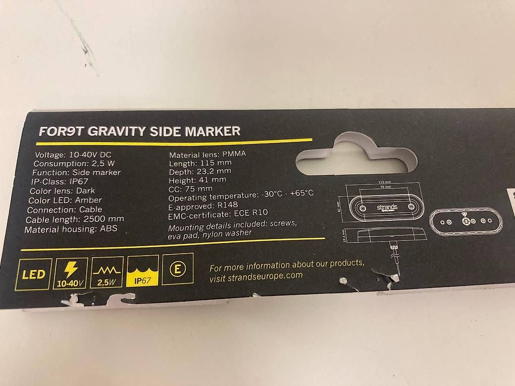 Toutes les pièces détachées: Strands FOR9T Gravity LED Seitenmarkierungsleuchte Orange – D'occasion à Kriens par santamonica69 3