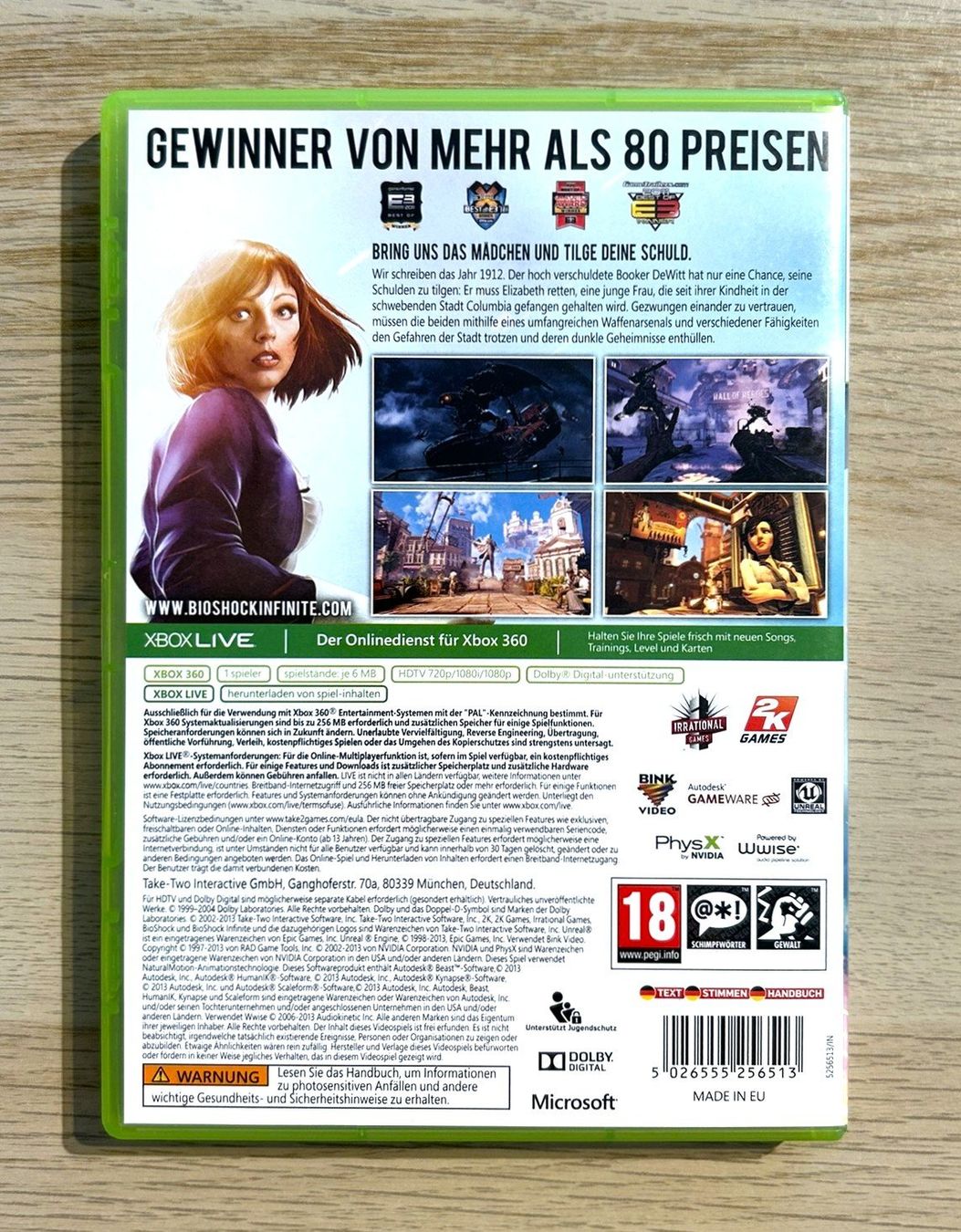 Microsoft Giochi: Bioshock Infinite Xbox 360 – Usato da St. Gallen venduto da Alpine.Arcade 1