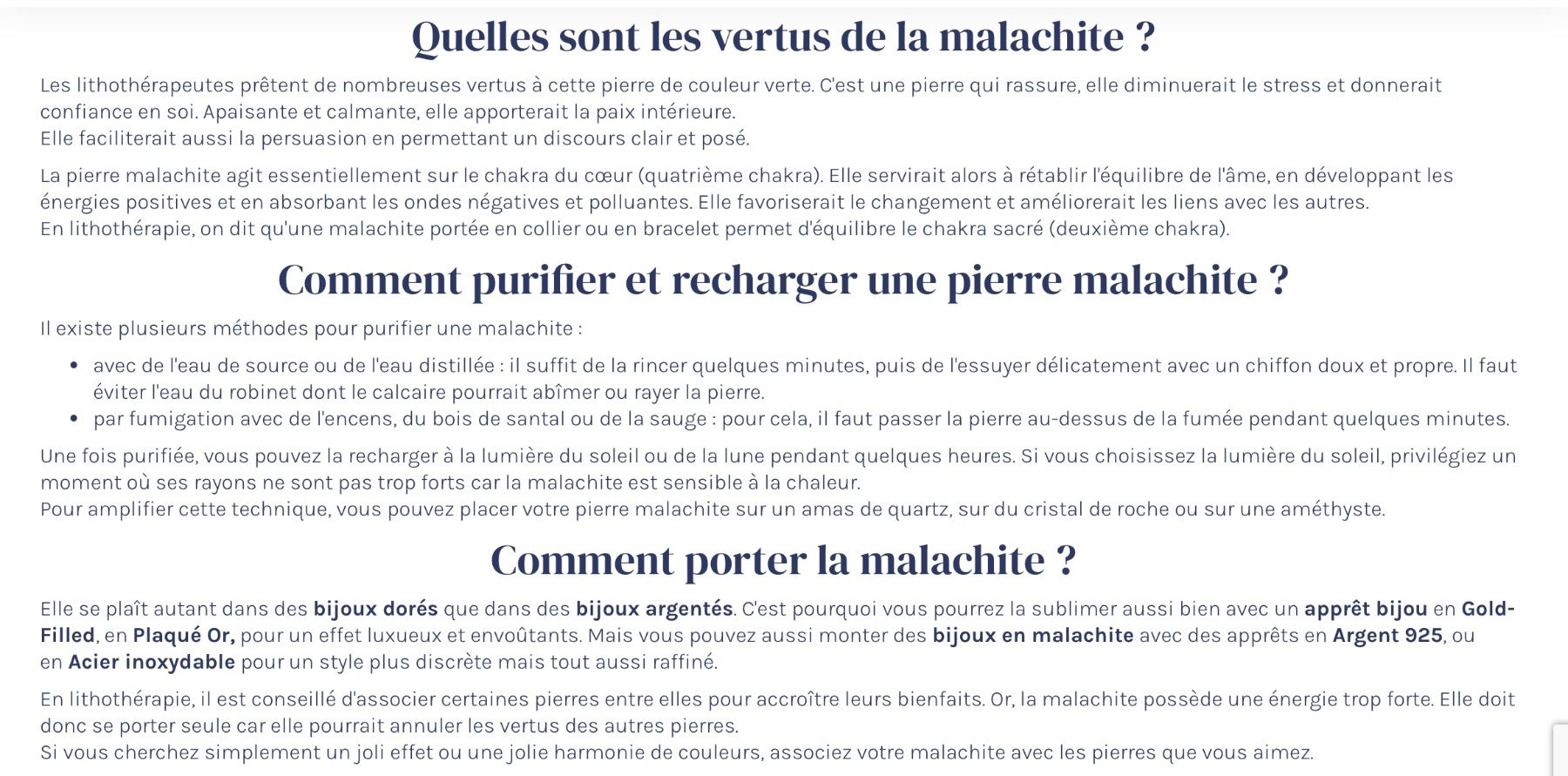 Spille & Fermagli: Sublime broche avec véritable pierre verte MALACHITE – Nuovo (secondo la descrizione) da Genève venduto da Mazelyne 8