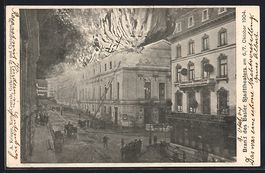 Basel, Brand des Basler Stadttheaters am