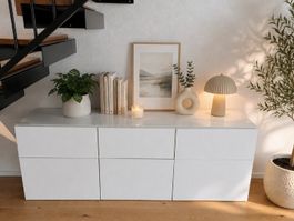 Meuble blanc style scandinave 180 cm excellent état