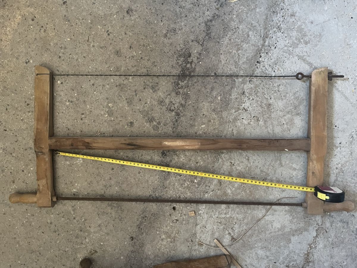 Sägen: alte Handsäge, Holzsäge, 65 cm lang – Gebraucht aus Wila von Fritz-Wila