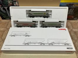 Märklin 46321 Silowagen-Set für Getreide, SNCF, SNCB, FS, H0