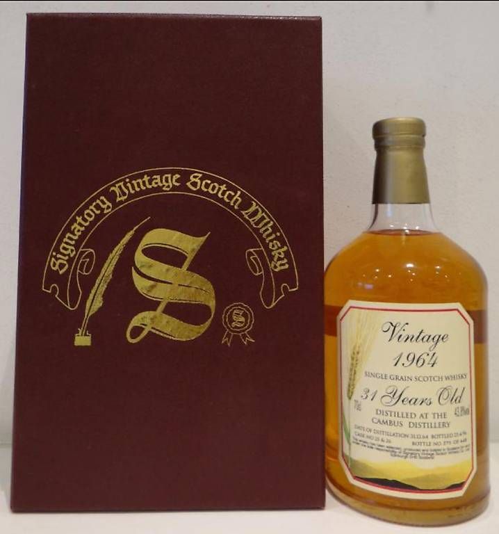 Bevande alcoliche: 1964er Cambus Single-Grain – Nuovo e nell'imballaggio originale da Dürnten venduto da charbi 2