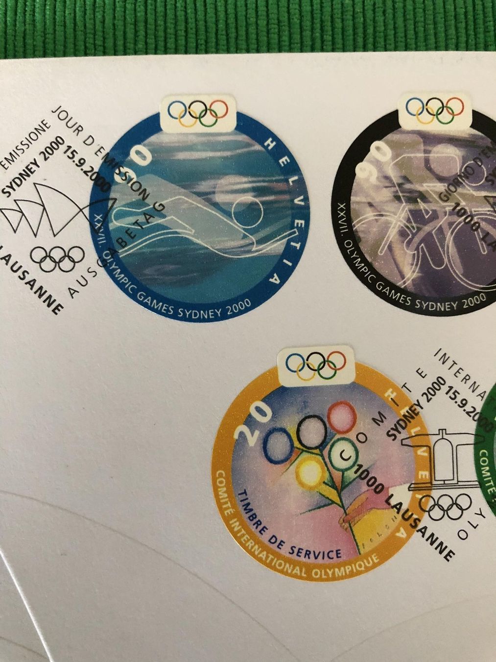 Tous les timbres: Olympiade Sydney 2000 – D'occasion à Horw par Luki49 3
