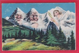 EIGER - MÖNCH - JUNGFRAU - VERMENSCHLICHT, 2.8.1928
