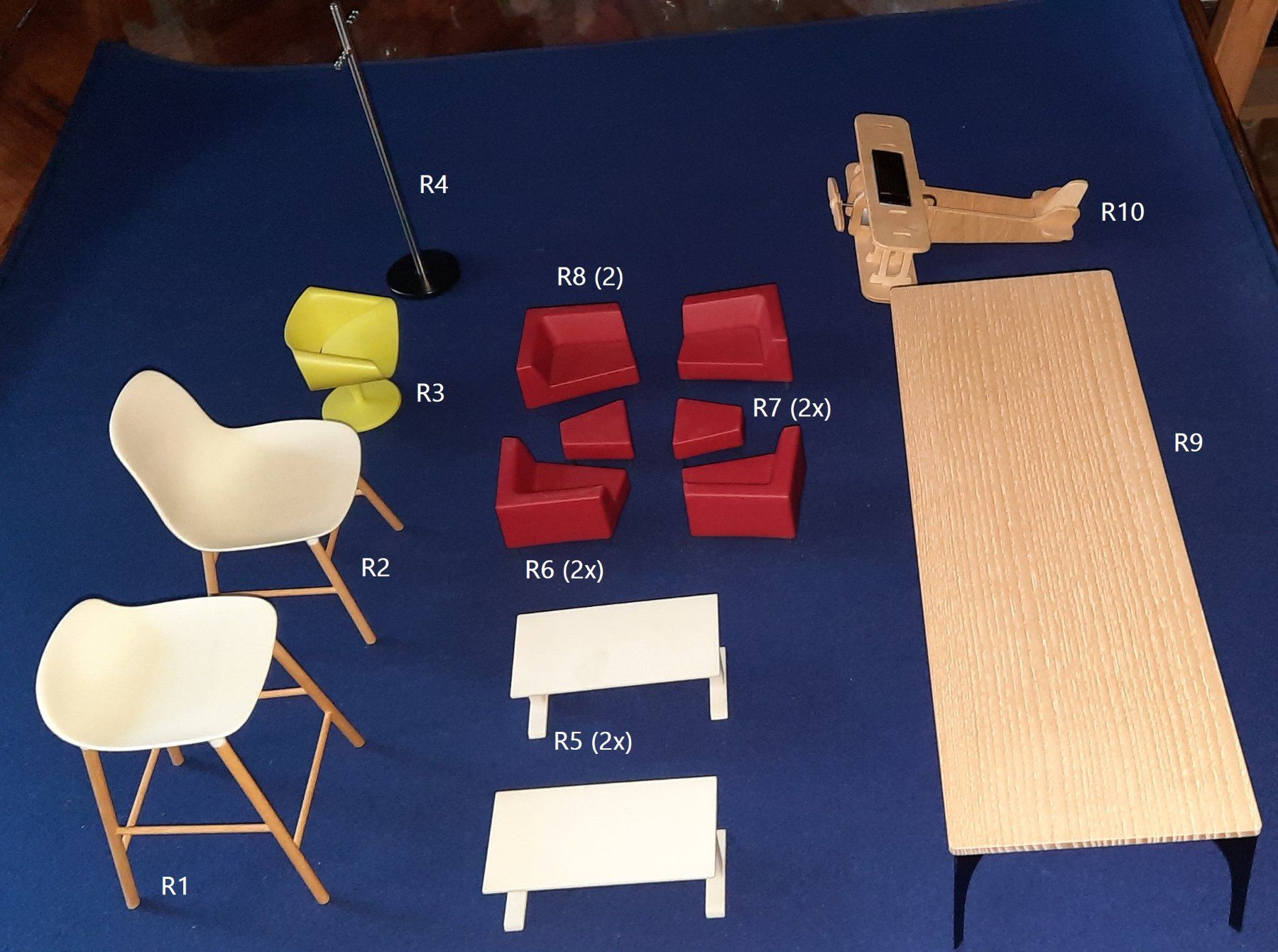 Kit di modellismo & Modellini statici: Möbel-Modelle Normann, Züco, esit, Interstuhl, IGN – Usato da Zürich venduto da Sundriesman