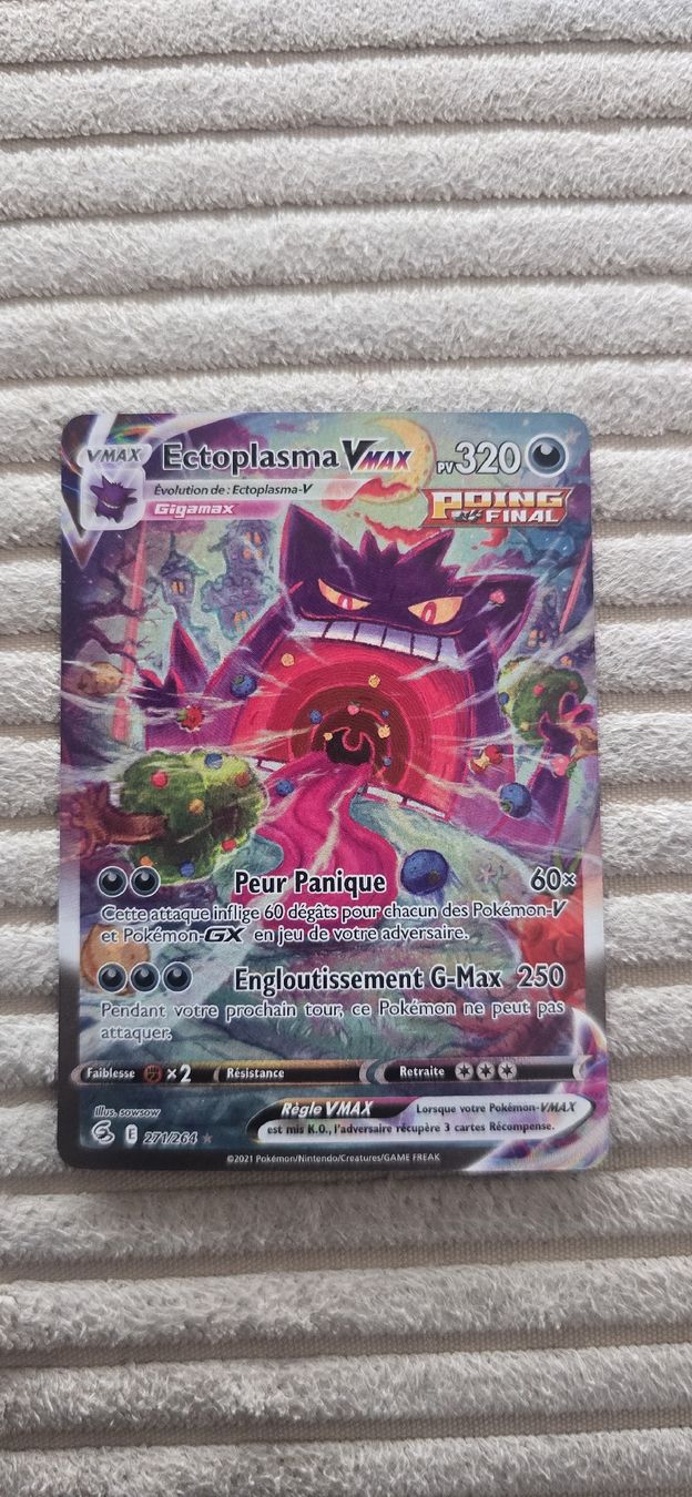 Pokémon Carte collezionabili: Secrete - Pokemon - Poing de Fusion - Ectoplasma VMAX – Nuovo (secondo la descrizione) da Montagny-Yverdon venduto da SE7ENG