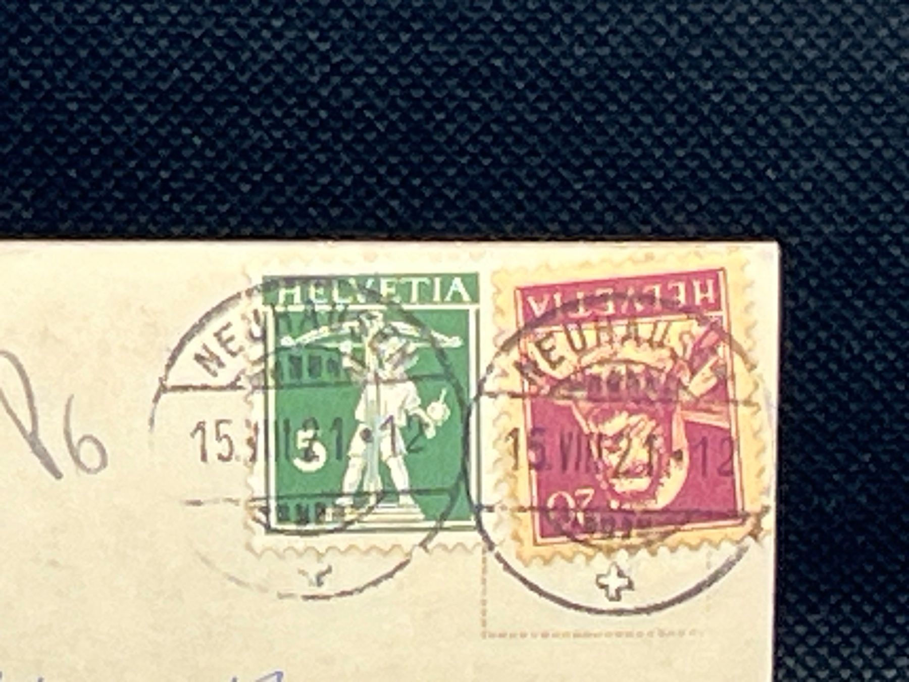 Cartoline postali: Rheinfall, Schloss Laufen – Usato da Widnau venduto da Brusi9 1
