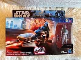 Star Wars Imperial Speeder mit Pilot, neu in OVP