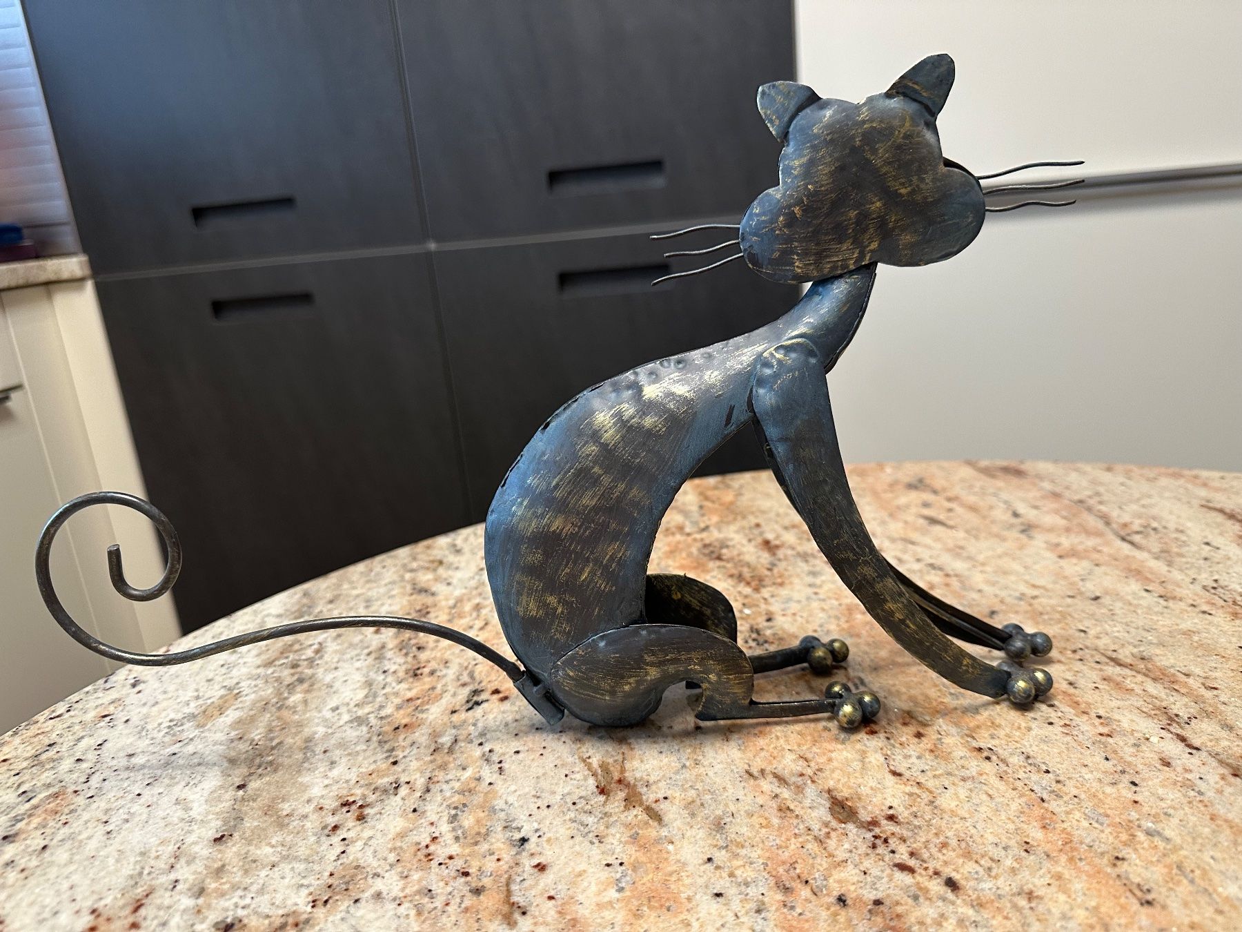 Statuette: Katze Metall - Style Recycling Art – Nuovo (secondo la descrizione) da Spreitenbach venduto da Jessy8 2