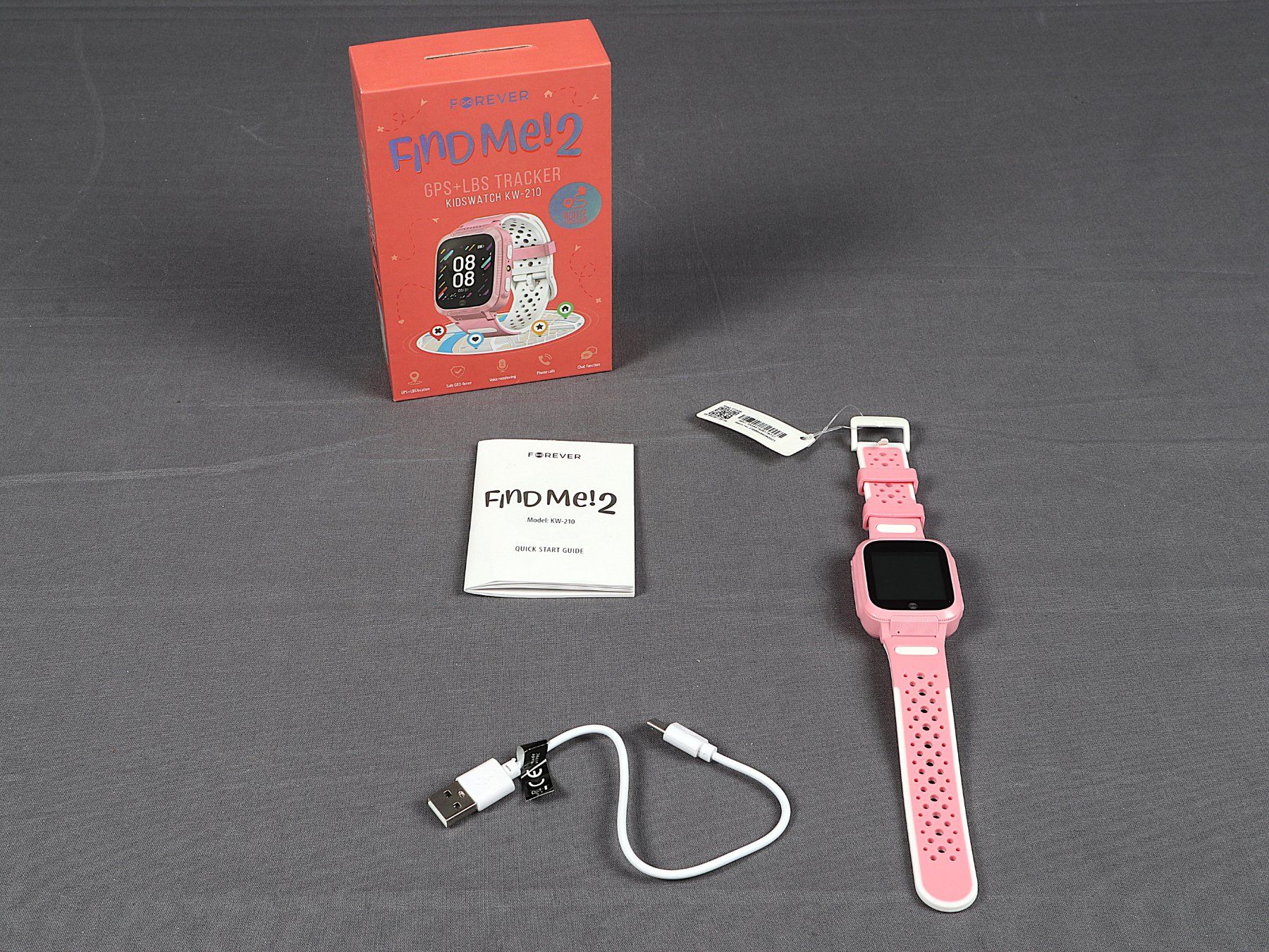 Smartwatch: FOREVER Find me! 2, GPS+LBS Tracker, Kinderuhr – Neuf (Voir description) à Steinen par Restwert_Steinen