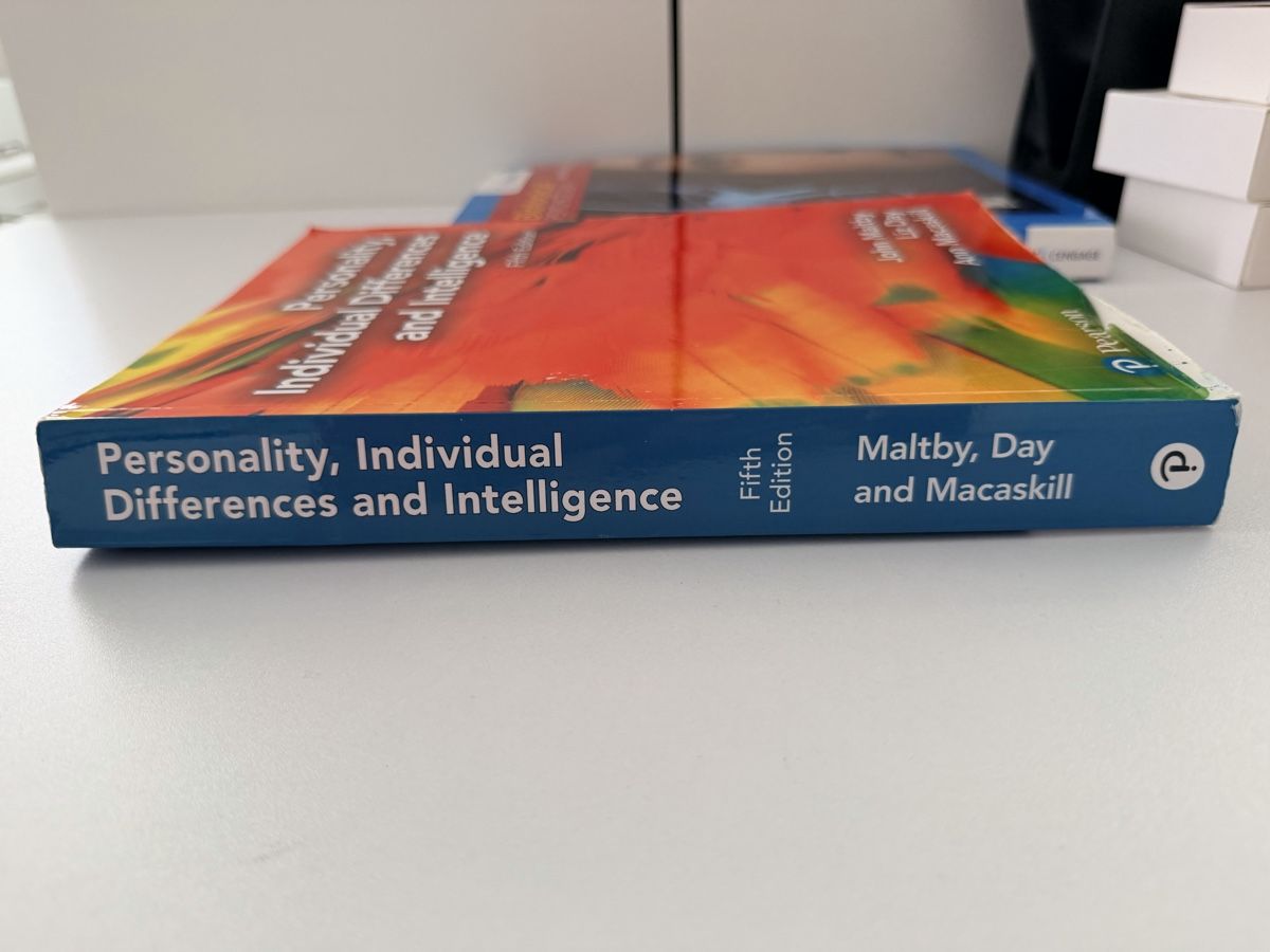Libri: Personality, Individual Differences and Intelligence 5th Ed – Usato da Thun venduto da dar_fz6y 1