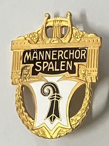 Basler Placchette & Badge: BASEL - MÄNNERCHOR SPALEN - ALTES ABZEICHEN – Usato da Basel venduto da lagavulin02 1
