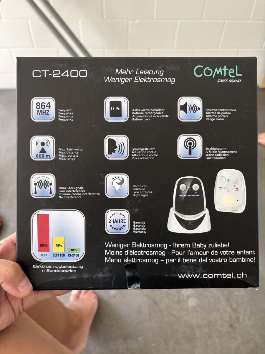 Comtel Babyphone:  Babyphone Comtel CT-2400 – Usato da Frauenfeld venduto da azu_2ntk 1