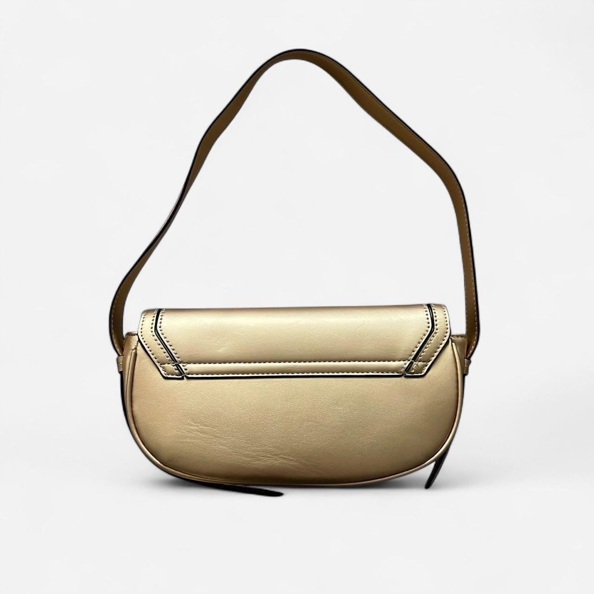 Topshop Taschen für Damen: Topshop Metallic Gold Shoulder Bag – Neu (gemäss Beschreibung) aus Dübendorf von kko_7xld 1