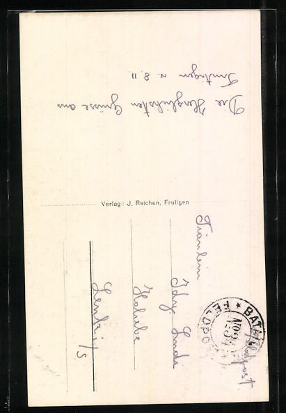Cartoline postali: AK Frutigen, Kirche und Elsighorn – Usato da Berlin venduto da bartko-reher 1