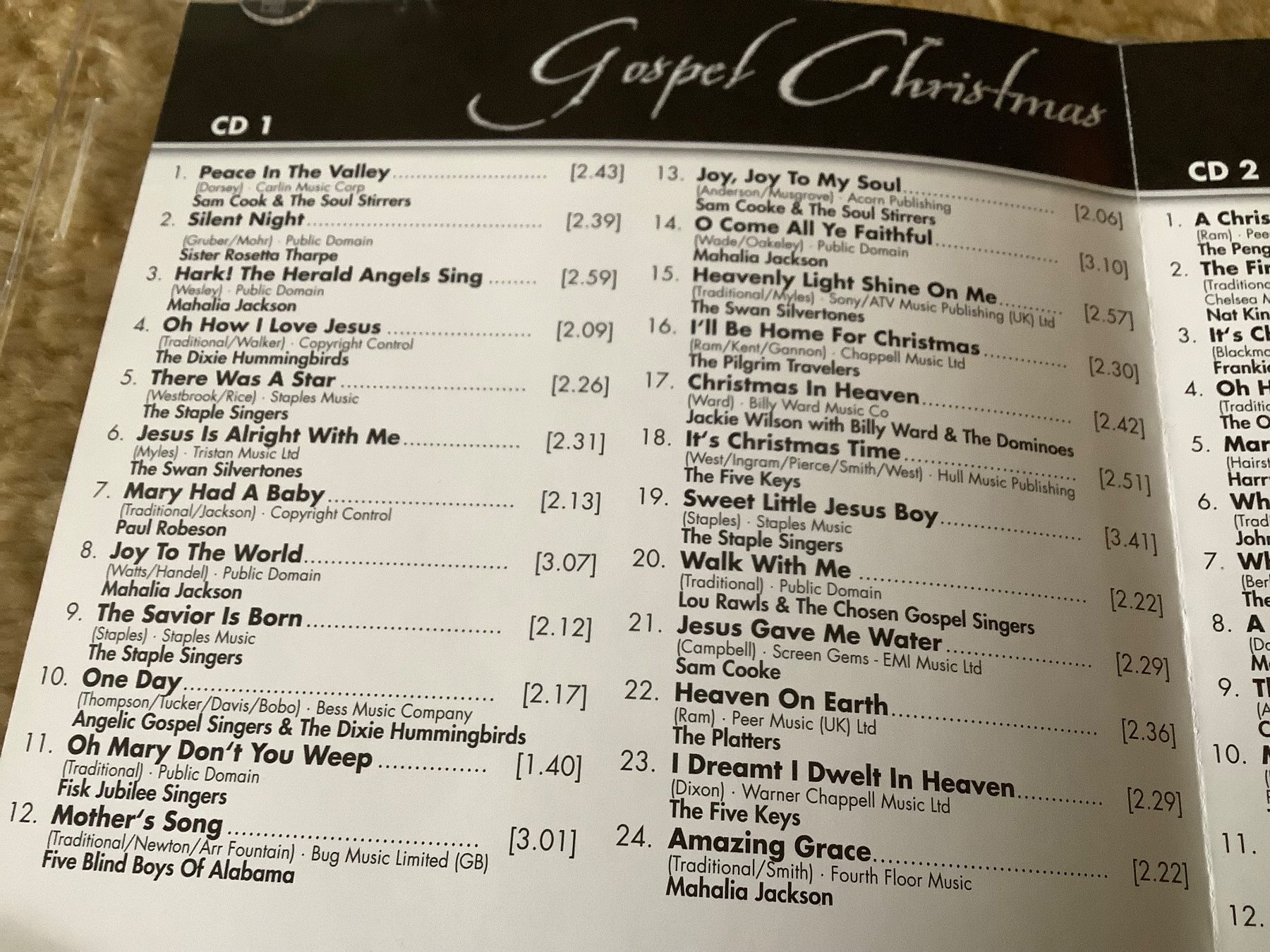 CD: Gospel Christmas * – Usato da herzogenbuchsee venduto da HIFIANER 3