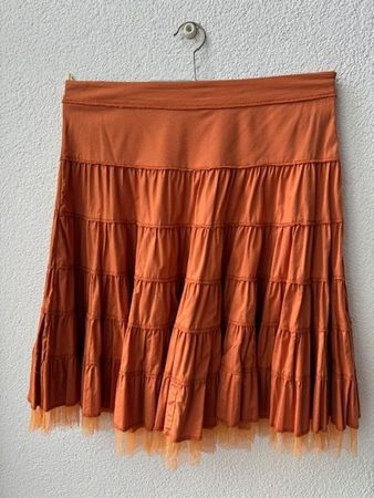 ORANGER JUPE - GRÖSSE M