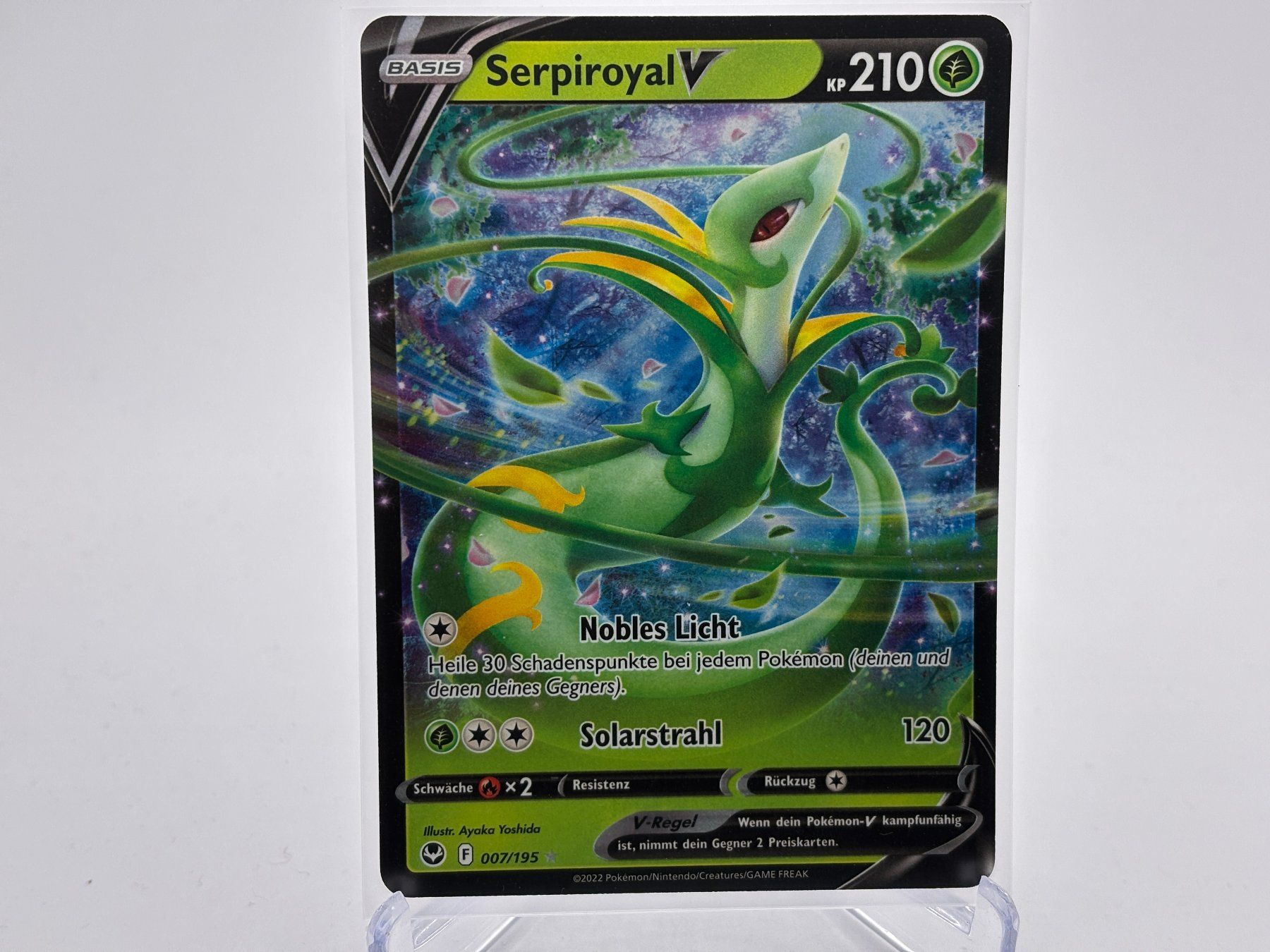 Pokémon Carte collezionabili: Silberne Sturmwinde - Serpiroyal V  (SIT 7) - DE – Nuovo (secondo la descrizione) da Allschwil venduto da Bullach