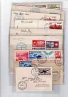 Schweiz, 9 Flugpostbelege 3