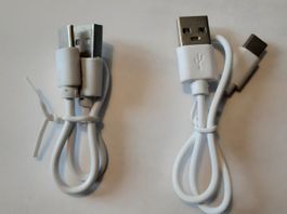 USB-A zu USB-C Ladekabel  (2 Stück)