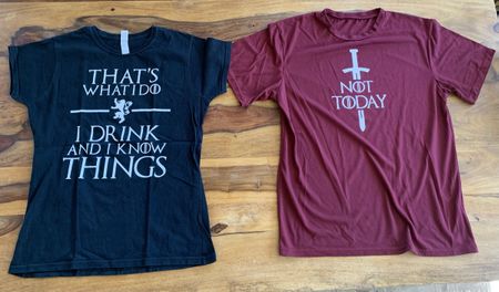 2x Damen T-Shirts Game of Thrones | Gr. XL