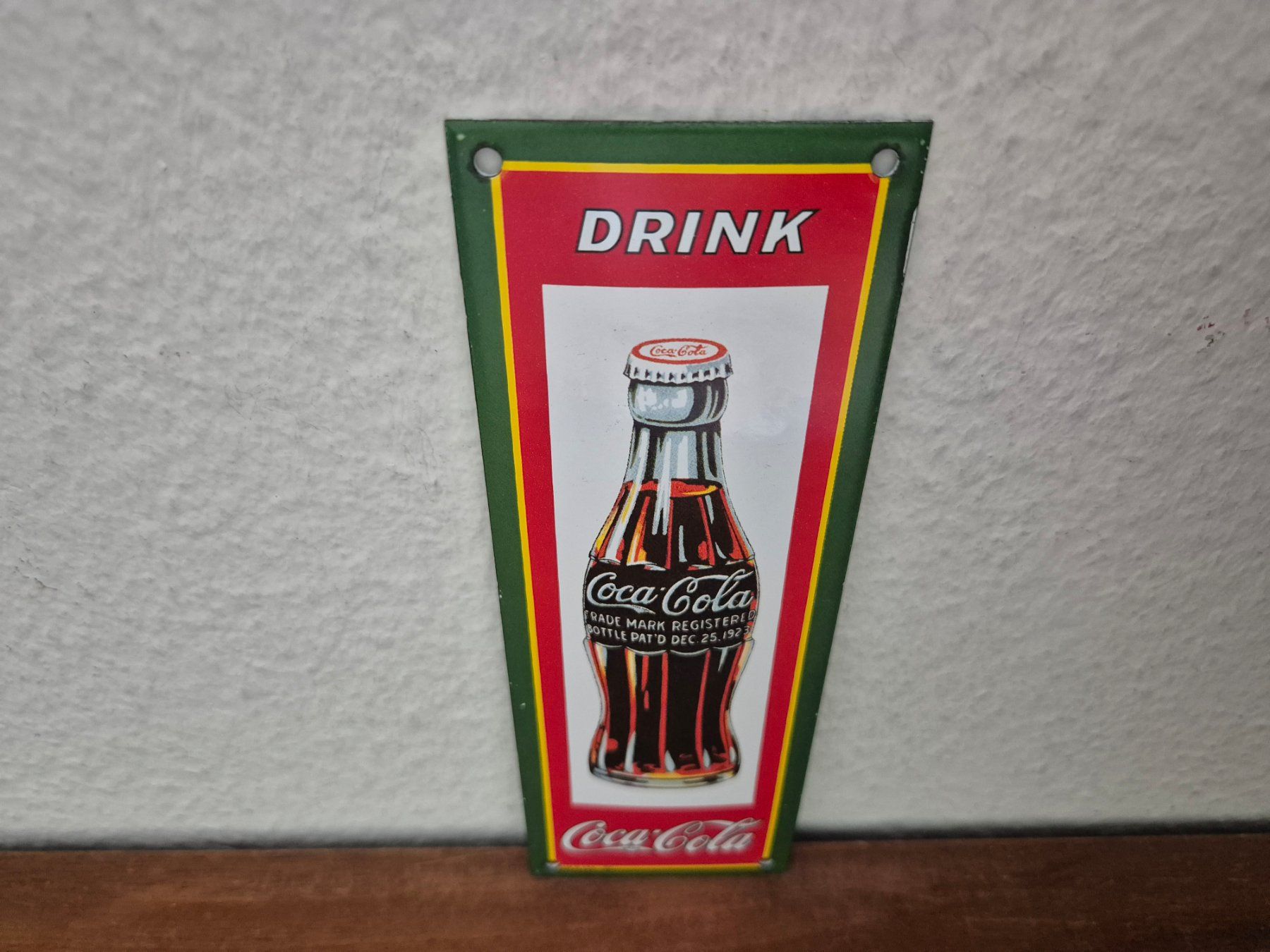 Coca-Cola Insegne: Emailschild Coca Cola Flasche Logo Kneipe Bar Emaille Schild – Nuovo (secondo la descrizione) da Schaffhausen venduto da pfanis09 3
