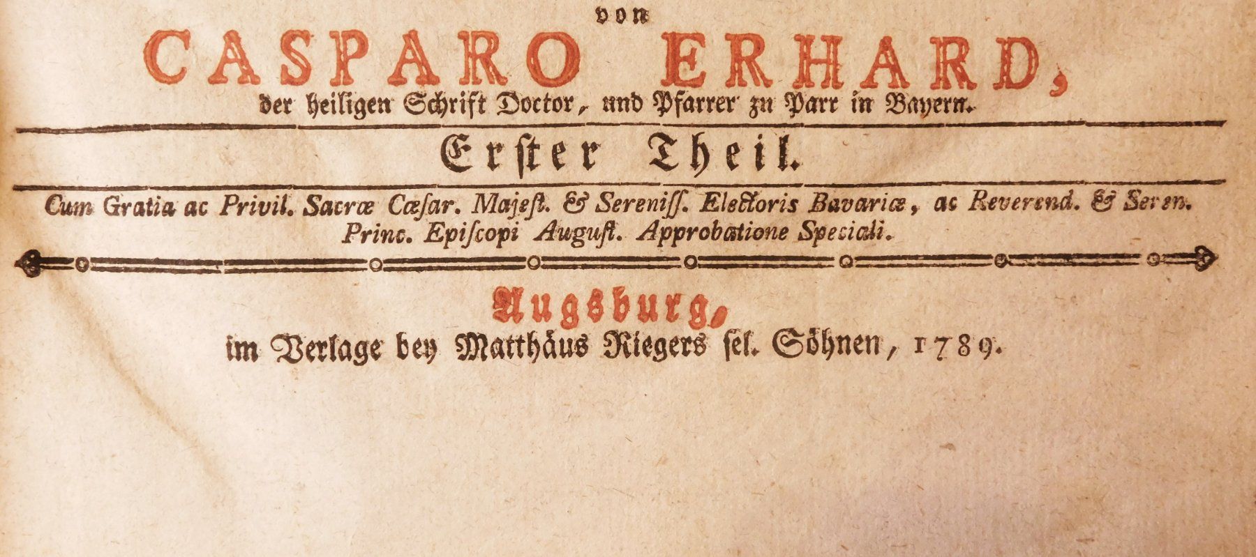 Libri: Leben Christi Casparo Erhard 1789er – Usato da Emmenbrücke venduto da Ulisse-22 5