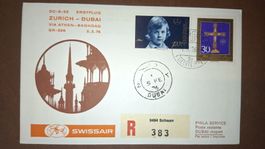 Swissair Zürich - Dubai 02.02.1976