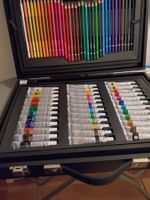 Crealando Malkoffer mit Farben und Stiften nie gebraucht