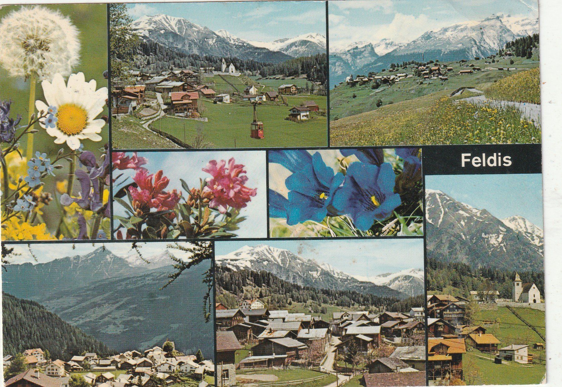 Cartoline postali: Feldis um 1976 MBK – Usato da Lumbrein venduto da made02