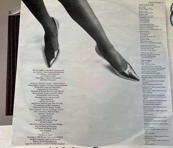 Dischi in vinile: Behaviour von Saga LP 1985 – Usato da Zufikon venduto da h_s_8xnb 2