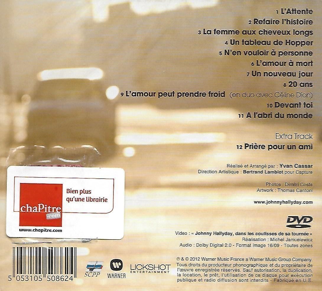 CD: JOHNNY HALLYDAY - L'ATTENTE – Nuovo e nell'imballaggio originale da APPLES venduto da az02 1